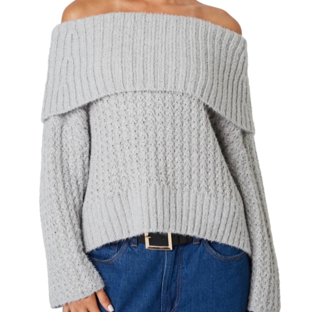 NIA Chamonix Off Shoulder Sweater
